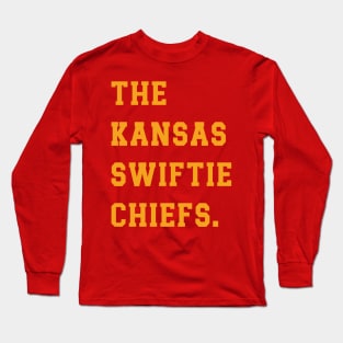 The Kansas Swiftie Chiefs. v6 Long Sleeve T-Shirt